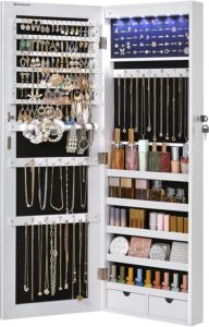 Organize Your Jewelry with SONGMICS Wall-Mounted Cabinet